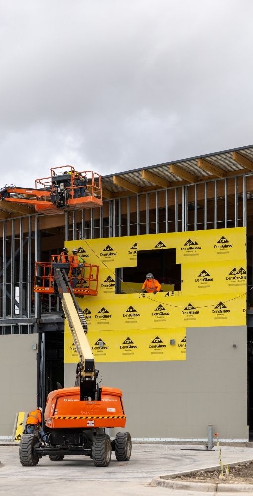 workers on a job site